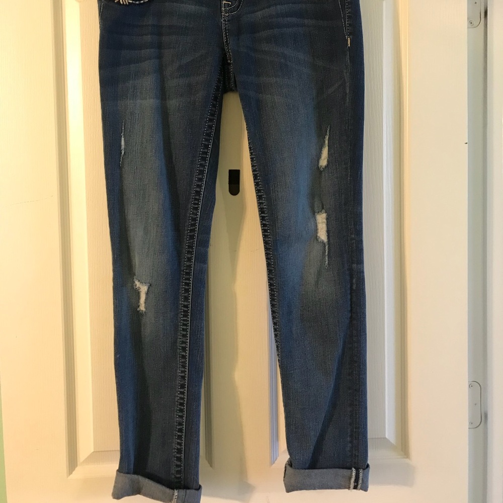 MISS ME JEAN (ankle cut boyfriend jeans) NWOT
